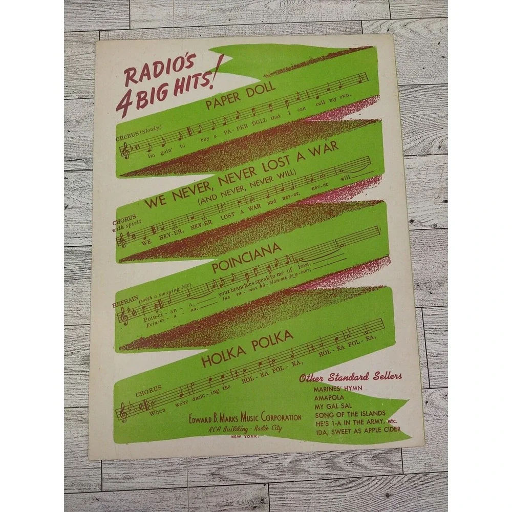 1944 You Didn't Want Me When You Had Me (So Why Do You Want Me Now?) Sheet Music